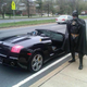 Illustration for article titled I'm Batman... Getting Pulled Over In A Lamborghini
